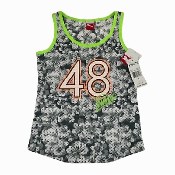 PUMA Kids Mesh Tank Top NWT - Picture 1 of 4